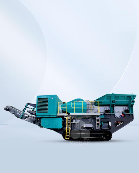 Tracked mobile crushing plant
